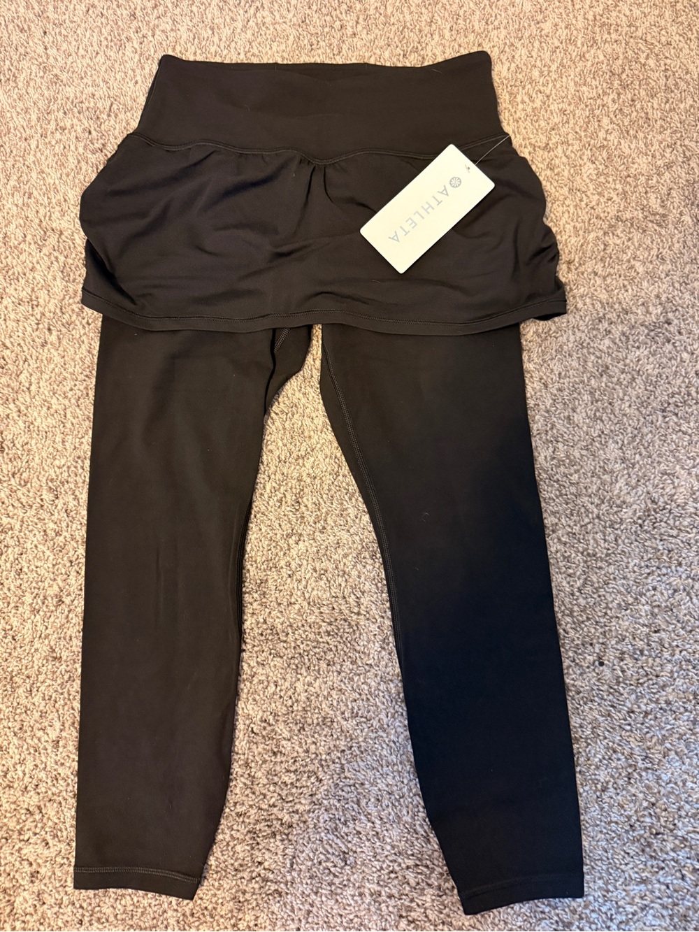 Athleta Black Skort Leggings for Women